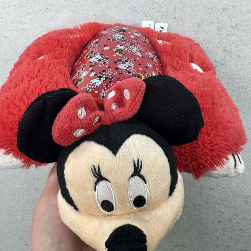 Disney Minnie Mouse Sleeptime Lite Pillow Pet Plush Kids' Nightlight Red